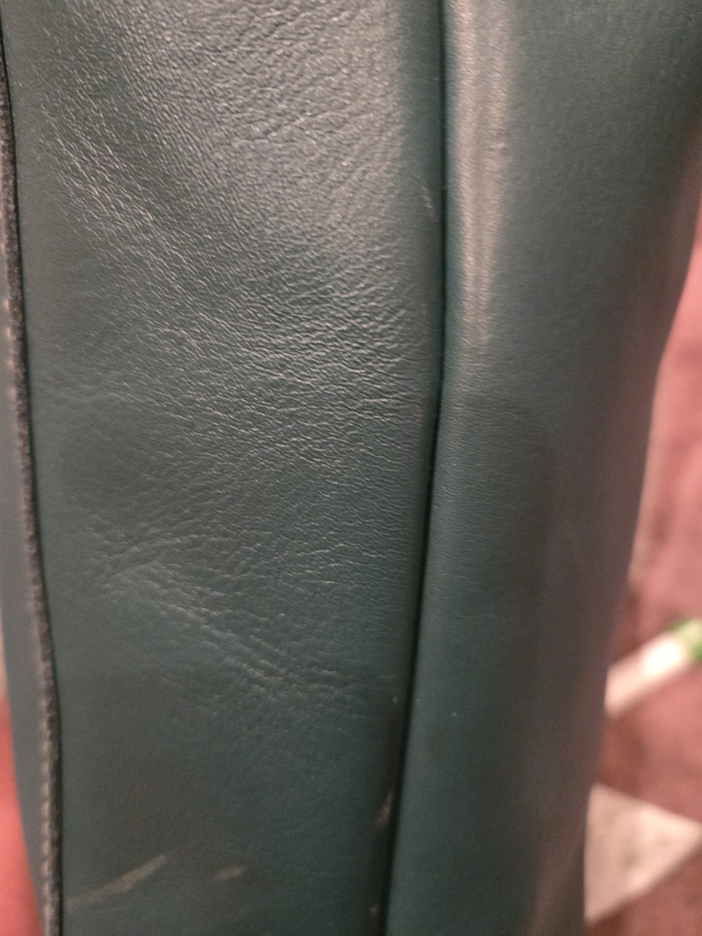 Portland Leather Teal Crossbody Medium Tote Bag. Like New. - Picture 10 of 14